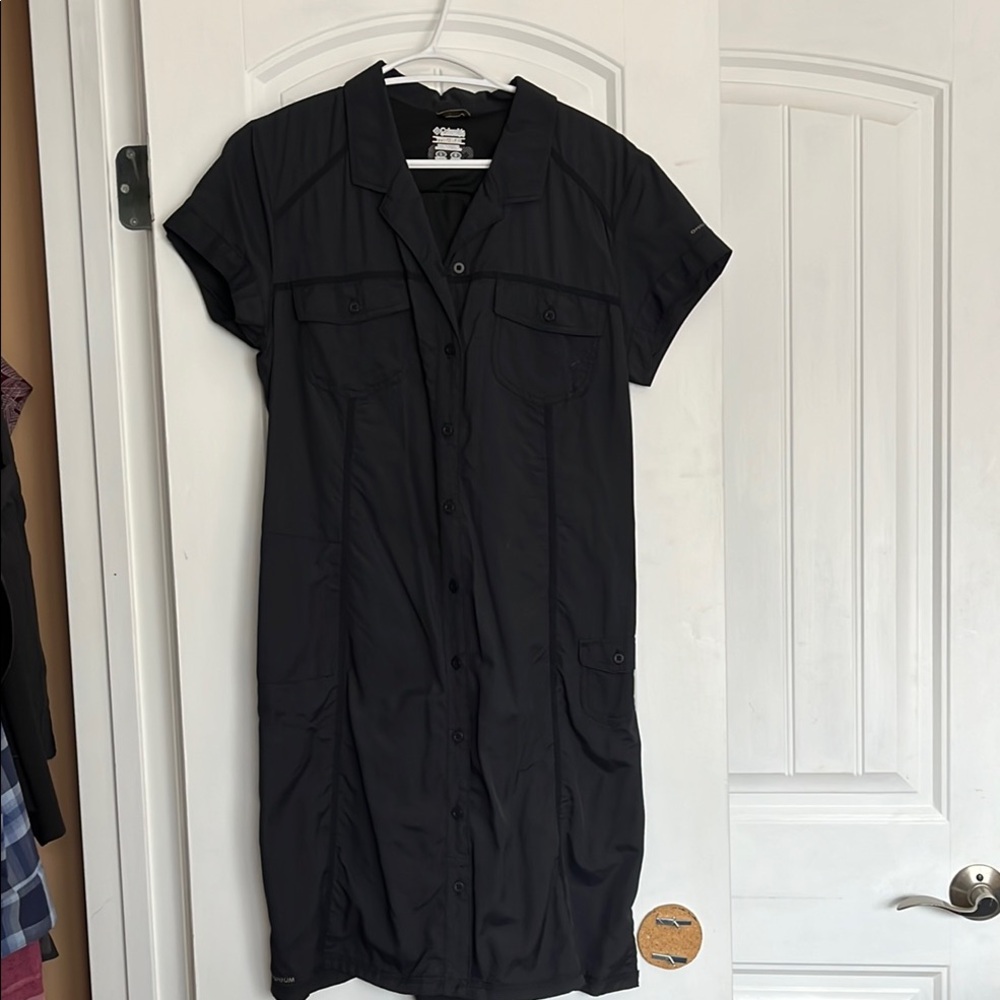 Black Button-Up Dress